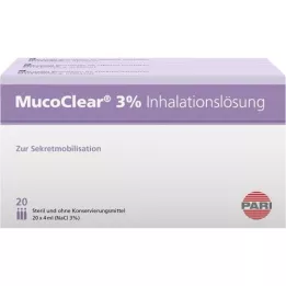 MUCOCLEAR 3% NaCl -hengitysratkaisu, 60x4 ml