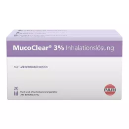MUCOCLEAR 3 % NaCl-inhalaatioliuos, 60X4 ml
