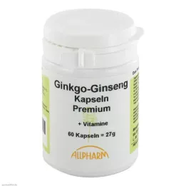 GINKGO+GINSENG Premium-kapselit, 60 kpl
