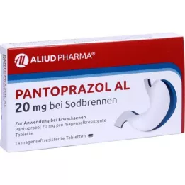 PANTOPRAZOL AL 20 mg Sodbr.magenatsAftres.tabl., 14 kpl