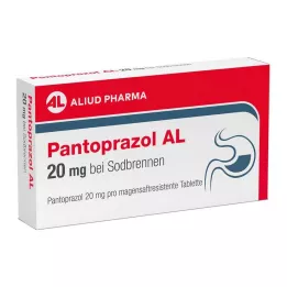 PANTOPRAZOL AL 20 mg Sodbr.mahahappores.-tableteissa, 14 kpl