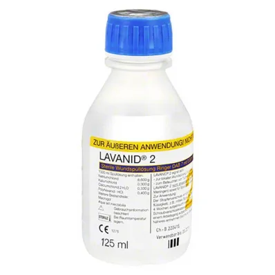 Lavanid 2 haavahuuhteluliuos, 125 ml