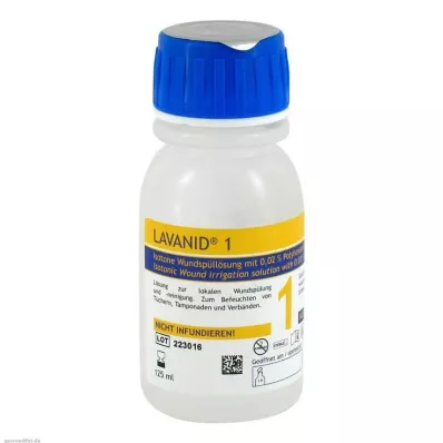 LAVANID 1 haavan huuhteluliuos, 125 ml