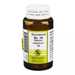 BIOCHEMIE 10 natrium rikkiä D 6 tablettia, 100 kpl