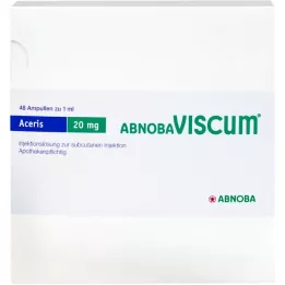 ABNOBAVISCUM Aceris 20 mg ampullit, 48 kpl