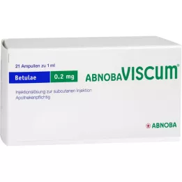 ABNOBAVISCUM Betulae 0,2 mg ampullit, 21 kpl