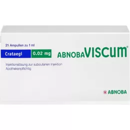 ABNOBAVISCUM Crataegi 0,02 mg Ampules, 21 kpl