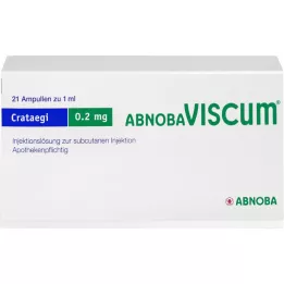 ABNOBAVISCUM Crataegi 0,2 mg Ampules, 21 kpl