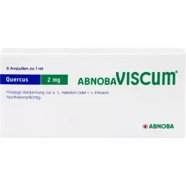 ABNOBAVISCUM Quercus 2 mg ampullit, 8 kpl