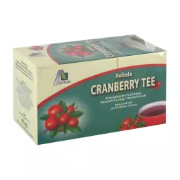 CRANBERRY TEE Suodatinpussit, 20 kpl