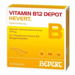 VITAMIN B12 DEPOT Hevert-ampullit, 10 kpl
