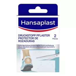 HANSAPLAST Paineenrajoitin läpinäkyvä.Suojatyyny, 2 kpl