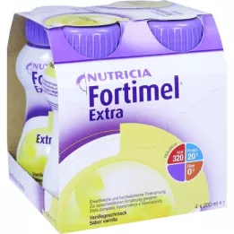 FORTIMEL ylimääräinen Vanillge -maku, 4x200 ml