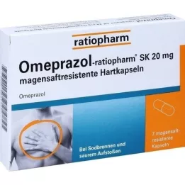 Omepratsoliratiopharm SK 20 mg mahalaukun saftr.harps., 7 kpl