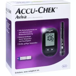 Accu Chek AVIVA-verensokerin mittauslaite MG / DL ja Lancing Help, 1 kpl