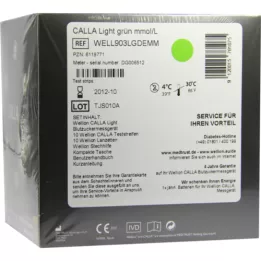 Wellion Callavalo Veriglukoosimittari mmol / l vihreä, 1 kpl