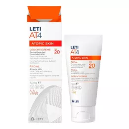 LETI AT4 Kasvovoide SPF 20, 50 ml