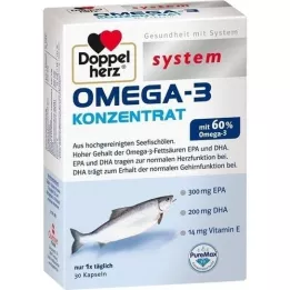 DOPPELHERZ Omega-3-konsentraattijärjestelmän kapselit, 30 kpl