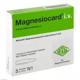 MAGNESIOCARD i.v. Injektioliuos, 5X10 ml