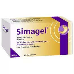 SIMAGEL Purutabletit, 100 kpl
