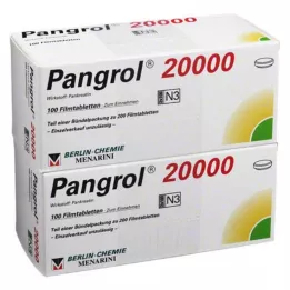 PANGROL 20 000 enterotablettia, 200 kpl