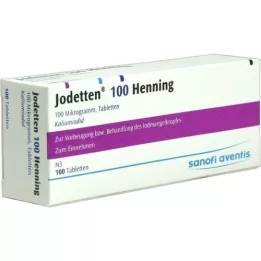 JODETTEN 100 Henning -tablettia, 100 kpl