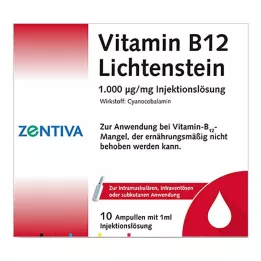 VITAMIN B12 1000 μg Lichtenstein-ampullit, 10X1 ml