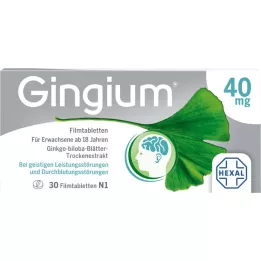 GINGIUM Kalvopäällysteiset tabletit, 30 kpl