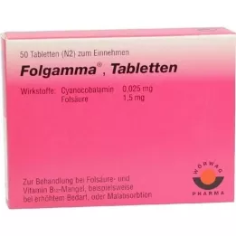 FOLGAMMA tabletit, 50 kpl