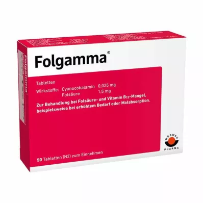 FOLGAMMA Tabletit, 50 kpl FOLGAMMA Tabletit, 50 kpl
