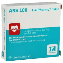 ASS 100-1A Pharma TAH -tabletit, 100 kpl
