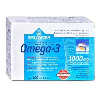 Terve muoto Omega-3 1000 mg Vega Soft kapselit (100 kpl)