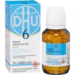 Biokemia DHU 6 kalium Sulfuricum D 6 tablettia karto, 200 kpl