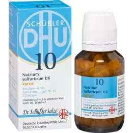 Biokemia 10 DHU natrium sulfuricum D 6 tablettia Karto, 200 kpl