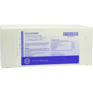 COLCHIFORM ampullit, 50X2 ml