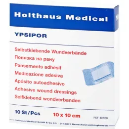 WUNDVERBAND Ypsipor steriili 10x10 cm, 10 kpl