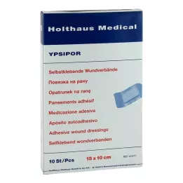 WUNDVERBAND Ypsipor steriili 10x15 cm, 10 kpl