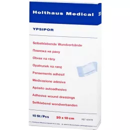 WUNDVERBAND Ypsipor steriili 10x20 cm, 10 kpl