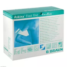 ASKINA Elast Fine Bandage 8 cmx4 m löysä, 20 kpl