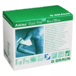 ASKINA Elast Fine Bandage 10 cmx4 m löysä, 20 kpl