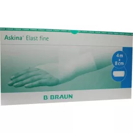 ASKINA Elast Fine Bandage 8 cmx4 m löysä, 100 kpl