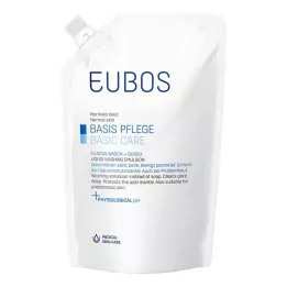 EUBOS FLÜSSIG sininen hajustamaton täyttöpullo, 400 ml