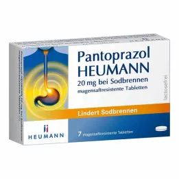 PANTOPRAZOL Heumann 20 mg närästystabletit, 7 kpl
