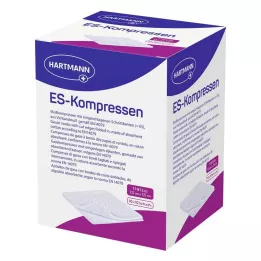 ES-KOMPRESSEN steriili 7,5x7,5 cm 12 kpl, 10x10 kpl