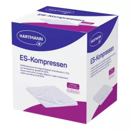 ES-KOMPRESSEN steriili 7,5x7,5 cm 12-kertainen bulkkipakkaus, 5x20 kpl