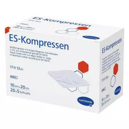ES-KOMPRESSEN Steril 10x20 cm 12 kertaa suuri pakkaus, 20x5 kpl