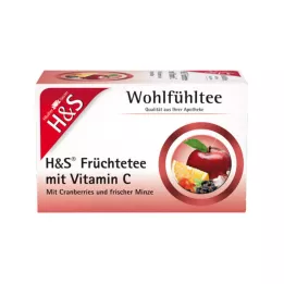 H&S Hedelmät C-vitamiinisuodatinpussilla, 20X2,7 g