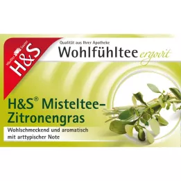 H&S: n väärinkäyttö sitruunan ruoho -suodatin, 20x2,0 g