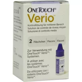 ONE TOUCH Verio-kontrolliliuoselatusaine, 2 x 3,8 ml