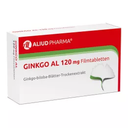 GINKGO AL 120 mg kalvopäällysteiset tabletit, 60 kpl